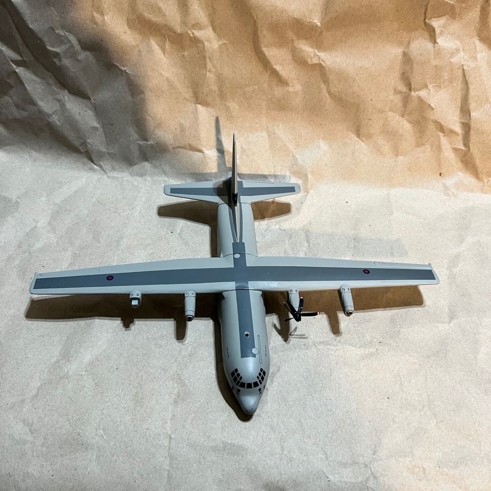 Corgi 1/144 C-130 Hercules RAF Transport Aircraft Grey Diecast Model AA31301